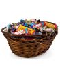 Godis Presentkorg brun inslaget 3,5kg