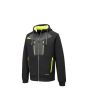 Hoodie zip PW DX472 svart 3XL