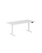 Skrivbord Ergo 2-motorigt 180x80cm vit
