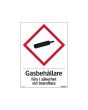 Skylt Gasbehållare 210x297mm