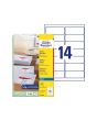 Etikett AVERY QuickDRY 99,1x38,1mm 350/FP
