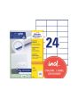 Etikett AVERY 70x36mm 2400/FP