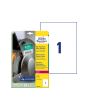 Etikett AVERY STRETCH 210x297mm 10/FP