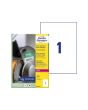 Etikett AVERY H/DUTY LAB 210x297mm 50/FP