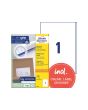 Etikett AVERY Ultragrip 200x297mm 100/FP