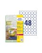 Etikett AVERY H/Duty 30mm rund 960/FP