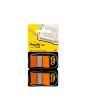 Index POST-IT 680 2x50 25x44mm orange