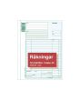 Blankett räkning med kopia A5 50 blad