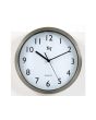 Väggur TIQ 25cm aluminium