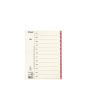 Pappregister Servo A4 jan-dec rosa flik