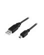 Kabel DELTACO USB - Mini USB 2m svart