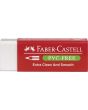 Radergummi plast PVC-fri vit