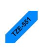 Tape BROTHER TZE551 24mm svart på blå