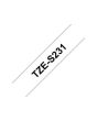 Tape BROTHER TZE-S231 12mm svart på vit