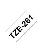Tape BROTHER TZE261 36mm svart på vit