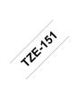 Tape BROTHER TZE151 24mm svart på klar