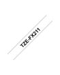 Tape BROTHER  TZEFX211 6mm svart på vit