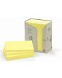Notes POST-IT 100% recyc 127x76mm Gul 16/FP