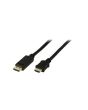 Kabel DELTACO DP-HDMI Ha 5m