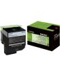Toner LEXMARK 80C2XKE Svart