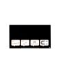 Glastavla NOBO 45&quot; Widescreen svart