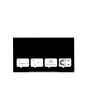 Glastavla NOBO 85&quot; Widescreen svart