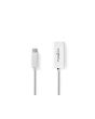 Adapter NEDIS USB-C ha - RJ45 ho 0,15m