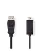 Kabel NEDIS DP ha - HDMI ha 2m svart