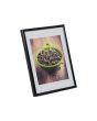 Ram A4 aluminium/plexiglas svart