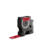Tape DYMO D1 19mm svart på röd
