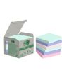 Notes POST-IT 100%recy 76x76mm sort.f 6/FP
