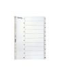 Register Mylar LYRECO A4 1-10 vit