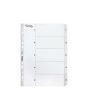 Register Mylar LYRECO A4 1-5 vit