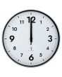 Väggur radiokontroll. Ø30 silver