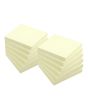 Notes LYRECO prem 75x75mm gul 12/FP