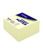 Notes Sticky LYRECO kub 75x75mm gul