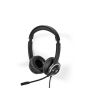 Datorheadset NEDIS CHSTU310BK USB-A/C