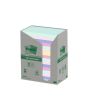 Notes POST-IT 100% rec 76x127mm sort.f 16/FP