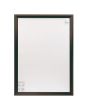 Väggram 70x100cm alu.profil 45mm svart