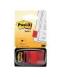 Index POST-IT 25x43mm röd