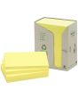 Notes POST-IT 100% recyc 127x76mm Gul 16/FP