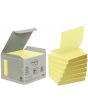 Notes POST-IT Z-block 76x76mm gul 6/FP