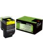 Toner LEXMARK 80C2XYE Gul