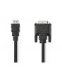 Kabel NEDIS HDMI ha - DVI ha 2m svart