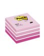 Notes POST-IT Kub 76x76mm rosa/vit