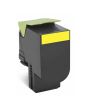 Toner LEXMARK 80C2HY0 802HY gul