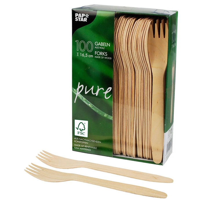 Bestick gaffel PURE FSC 16,5cm 100/FP