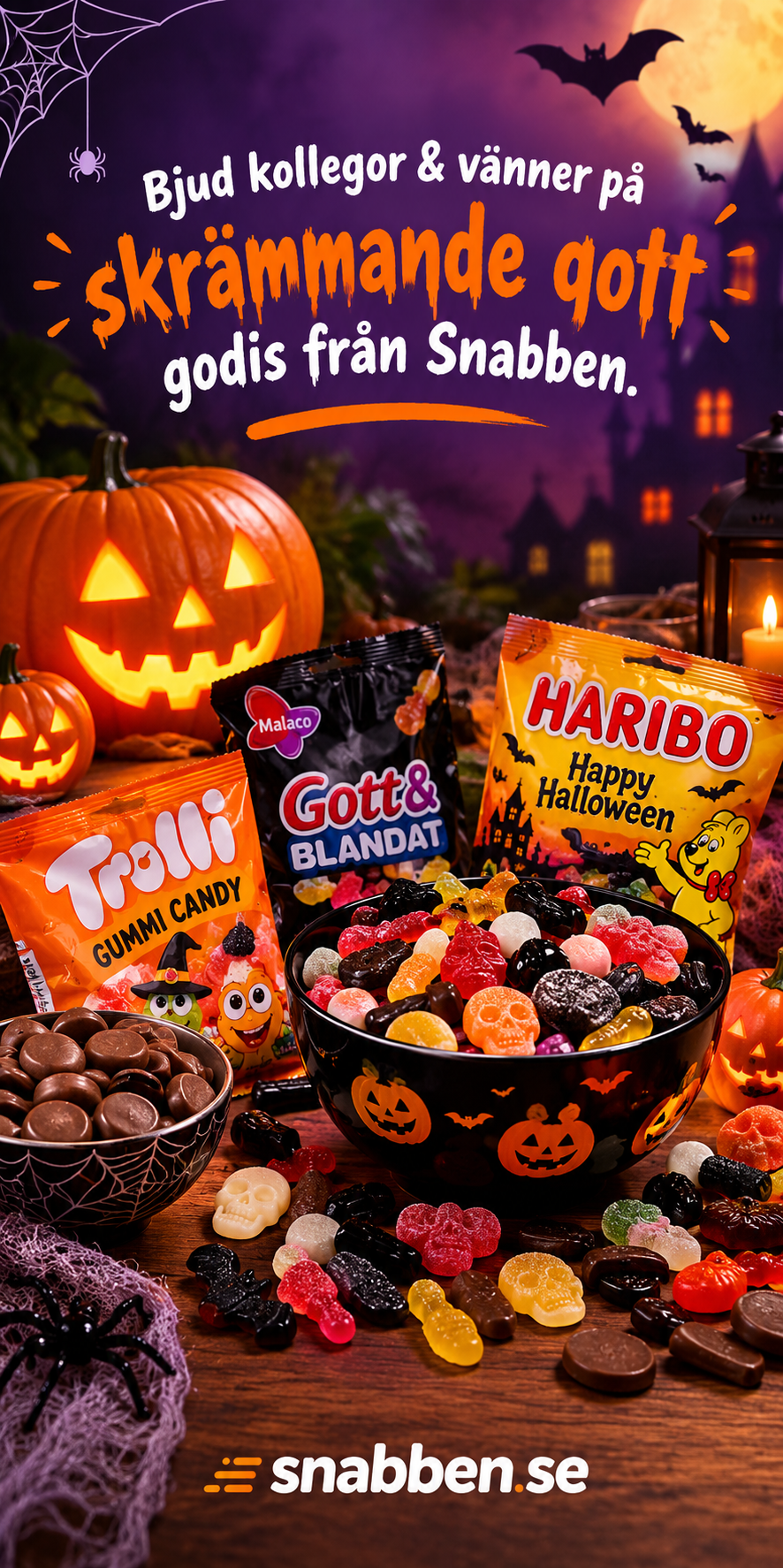Halloween candy and chocolate
